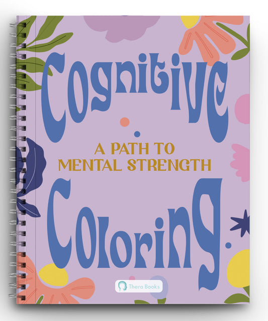 Cognitive Coloring, a path to mental strength - Flower